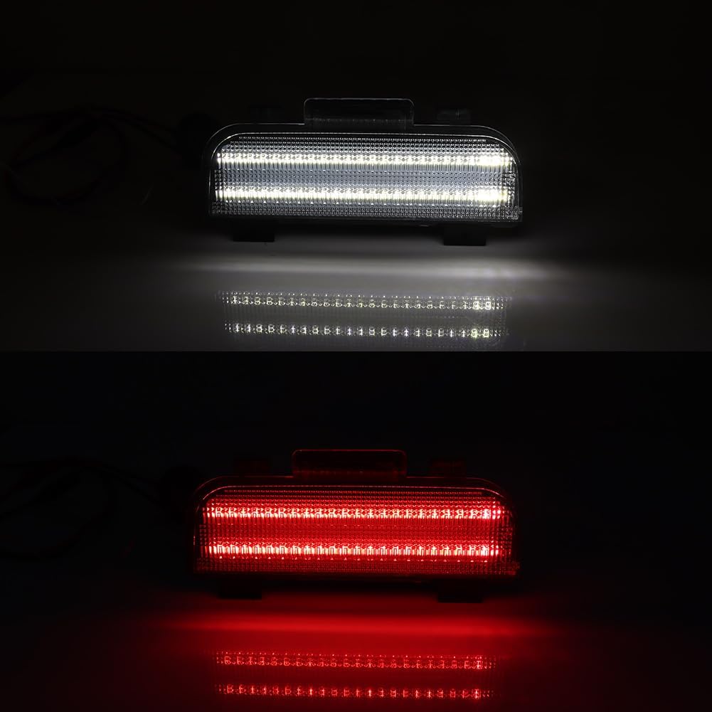 GTINTHEBOX 2PCS Clear Lens Tailgate Reverse Backup Lights Lamps for 1984-1990 Corvette C4