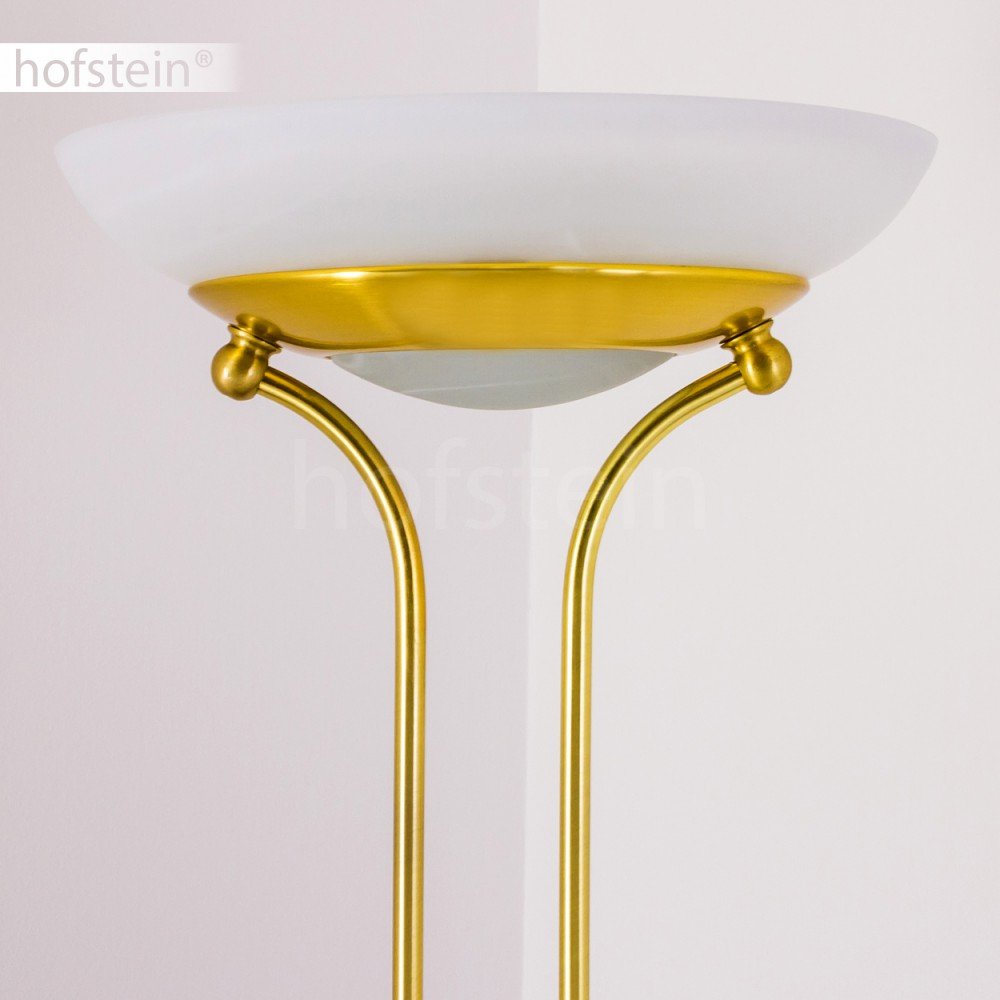 LED Piantana - Lampada da Terra Ottone Design Braccio Lettura - LED Dimmer Eleganza e Design