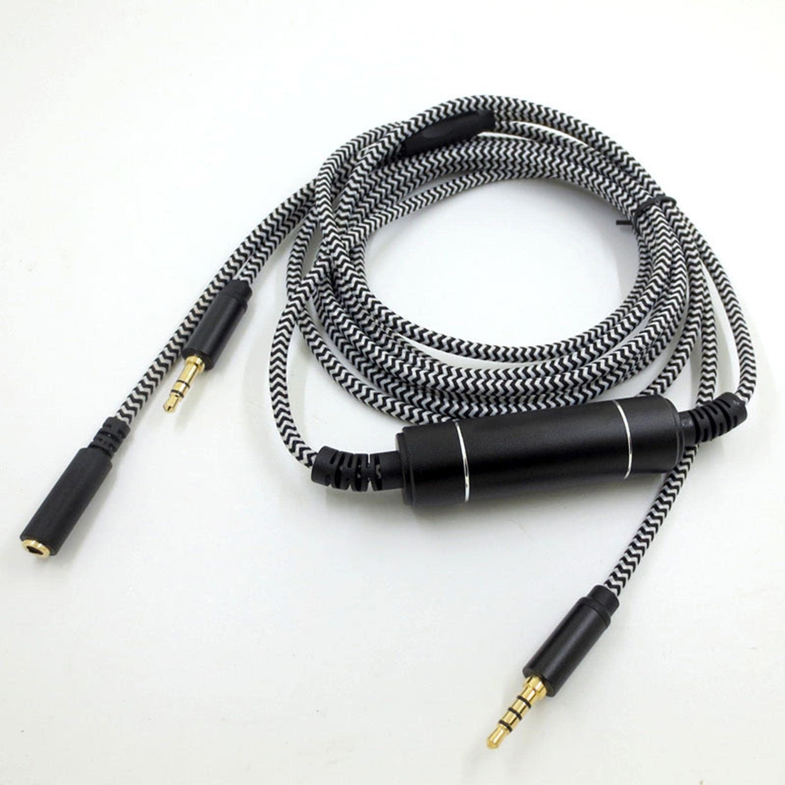 Cavo di prolunga per Cuffie da 8,2 Piedi, Cavo Audio da 3,5 mm per apparecchiature Stereo, Tablet,