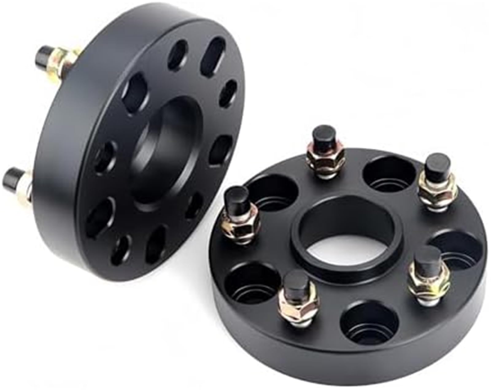 Dystans koła zawieszenia Adaptery dla kół 2 sztuki Pcd 5X114,3 Cb 67,1 Mm Adapter dystansowy 5 kombinezon z końcówkami Hyundai, uniwersalnego samochodu(BLACK 2PCS 15mm Black)