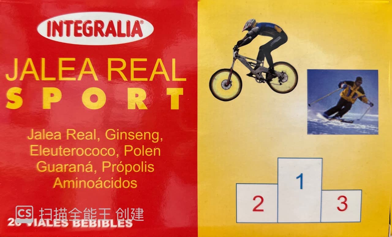 Jalea Real Sport 20 ampollas de Integralia