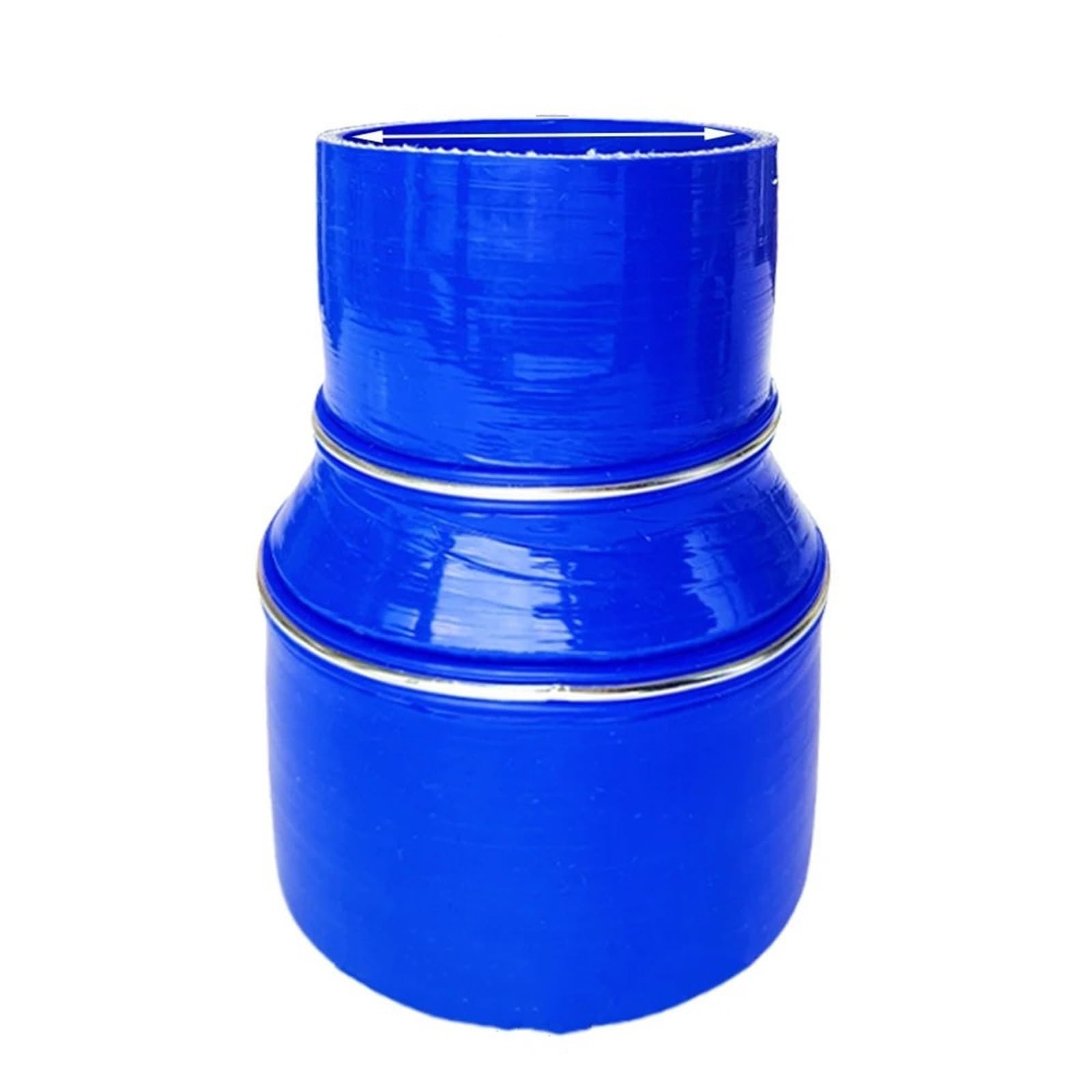 intercooler Turbo Hose Pipe Car Intercooler Turbo Intake Pipe Coupler Universal Silicone Tubing Braided Hose Straight Reducer Blue ID16mm-180mm Car Air Intake Hose(ID45mm-63mm)