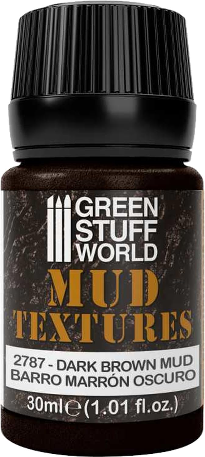 Green Stuff World Dark Brown Mud Mud Textures Paint 30Ml