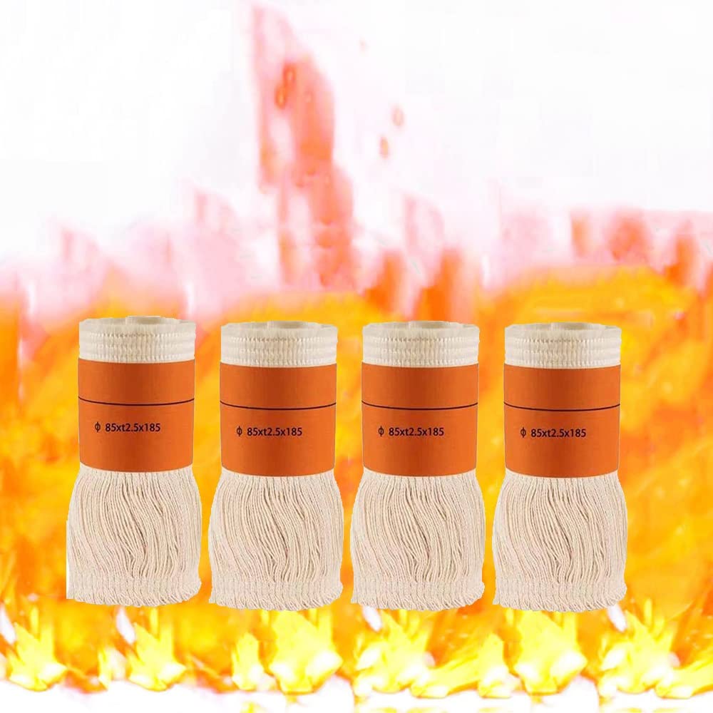 ERUSO 4 Stücke Ersatzdocht Für Petroleumheizung 85x2.5x185mm Docht Für Petroleumofen Für Innenräume, Dochte Für Petroleumheizer Heizstrahler Kerosin Heizer (Color : 4 Stücke 85*t2.5 * 185mm)