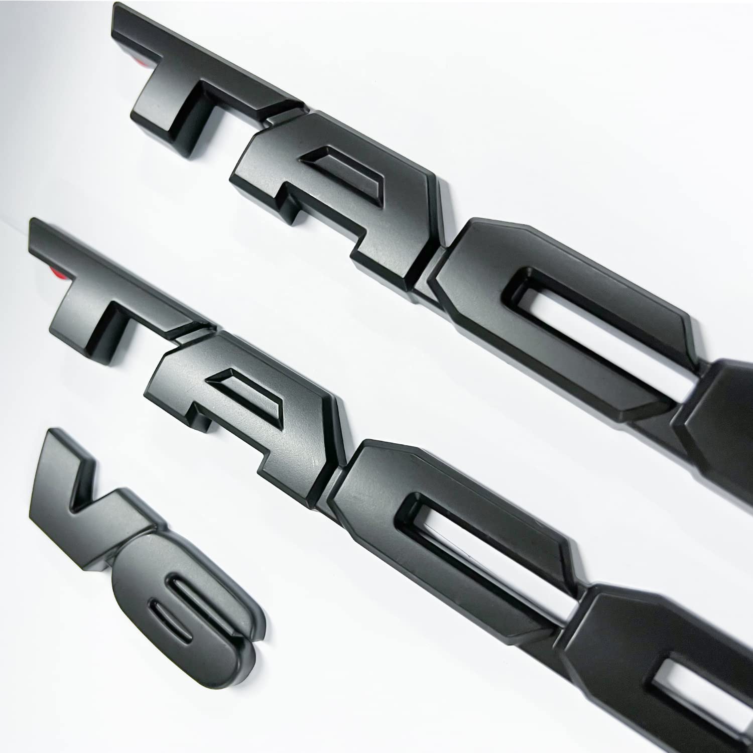 Buy Manfox 3D Raised Blackout Emblems Tailgate Insert Letters Decal