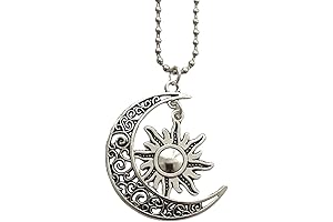 Crescent Moon Pendant Necklace: Embrace Enchanting Adornment