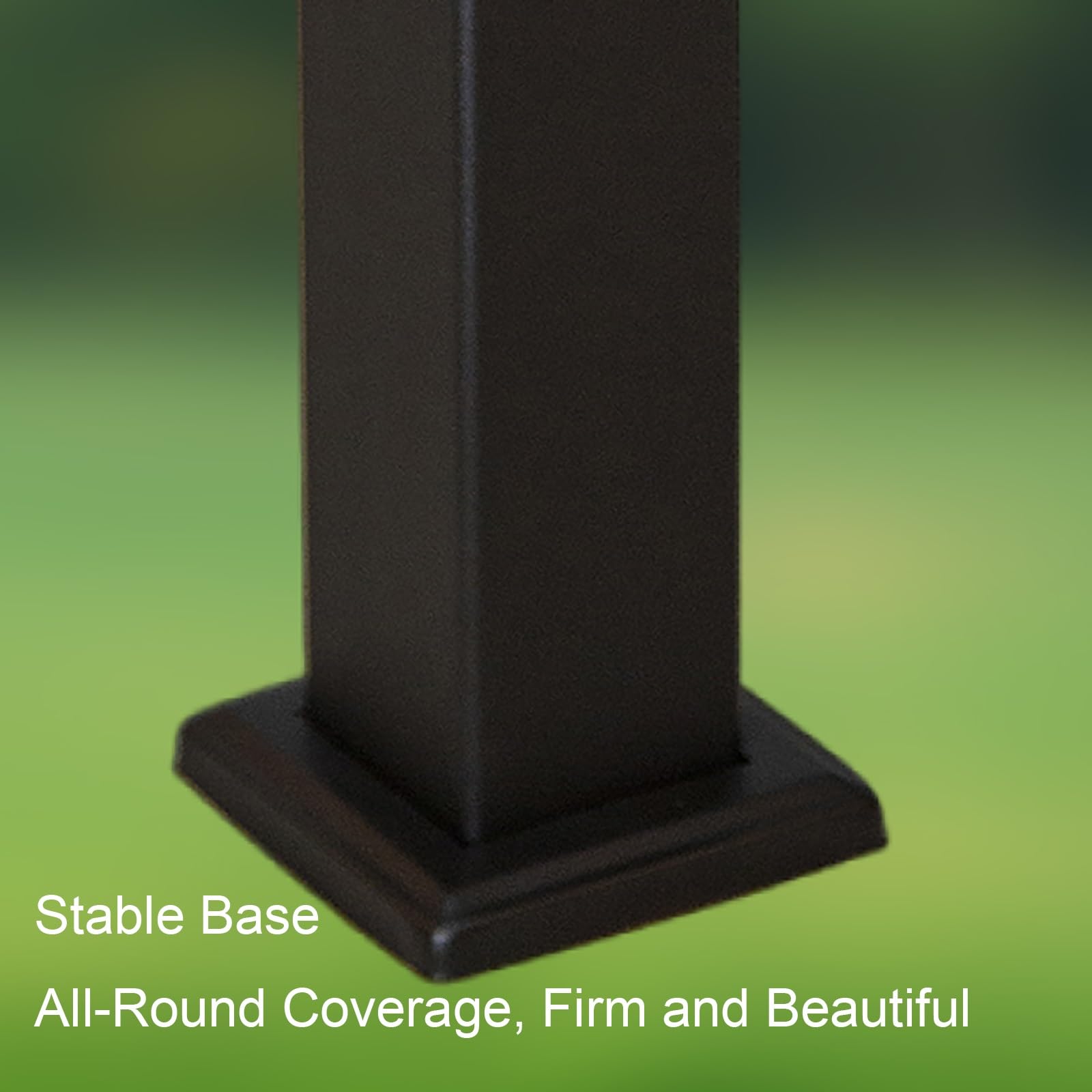 Colonna per irrigazione da giardino a energia solare, supporto per tubo in acciaio inox con doppio rubinetto, palo verticale per irrigazione da giardino, resistente al gelo, erogatore d'acqua da