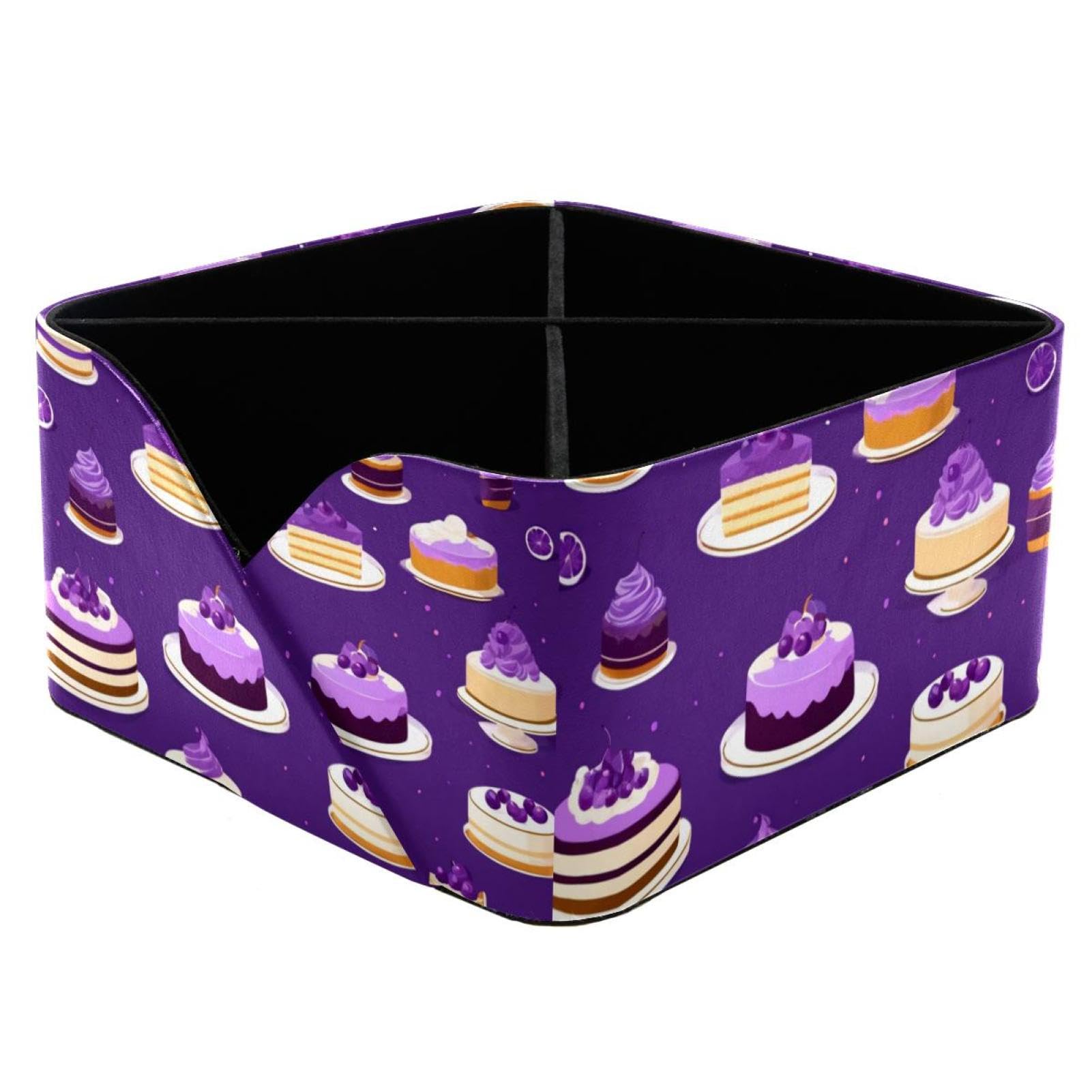 Organisateur de bureau motif dessert pour ranger le maquillage de la chambre ado