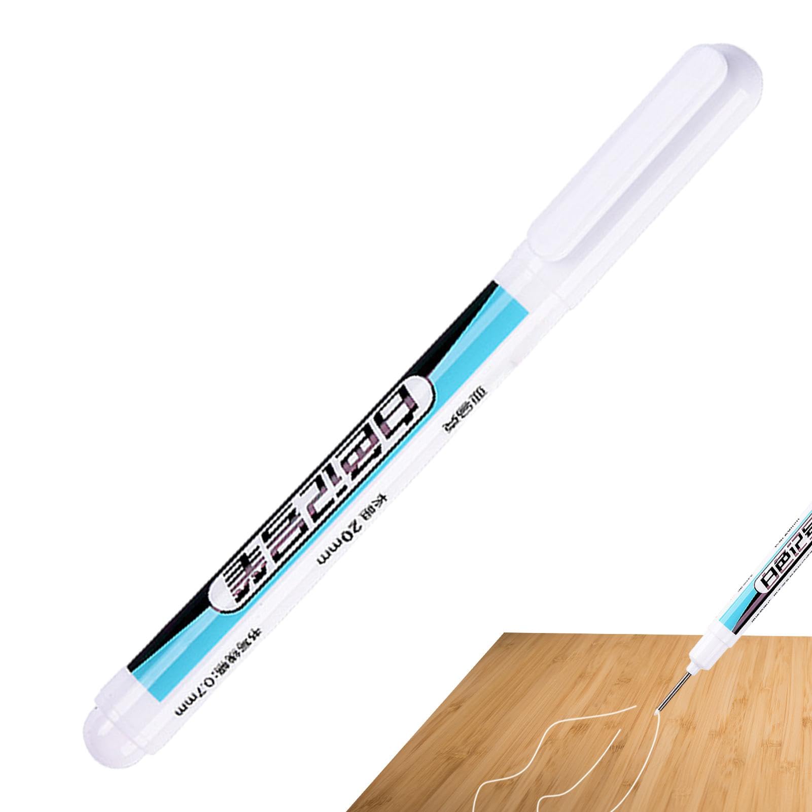 Rotulador, marcador de pintura blanca - Rotulador de pintura blanca para madera,Rotulador permanente resistente al agua, rotulador, marcador de madera blanca a base de aceite de secado r