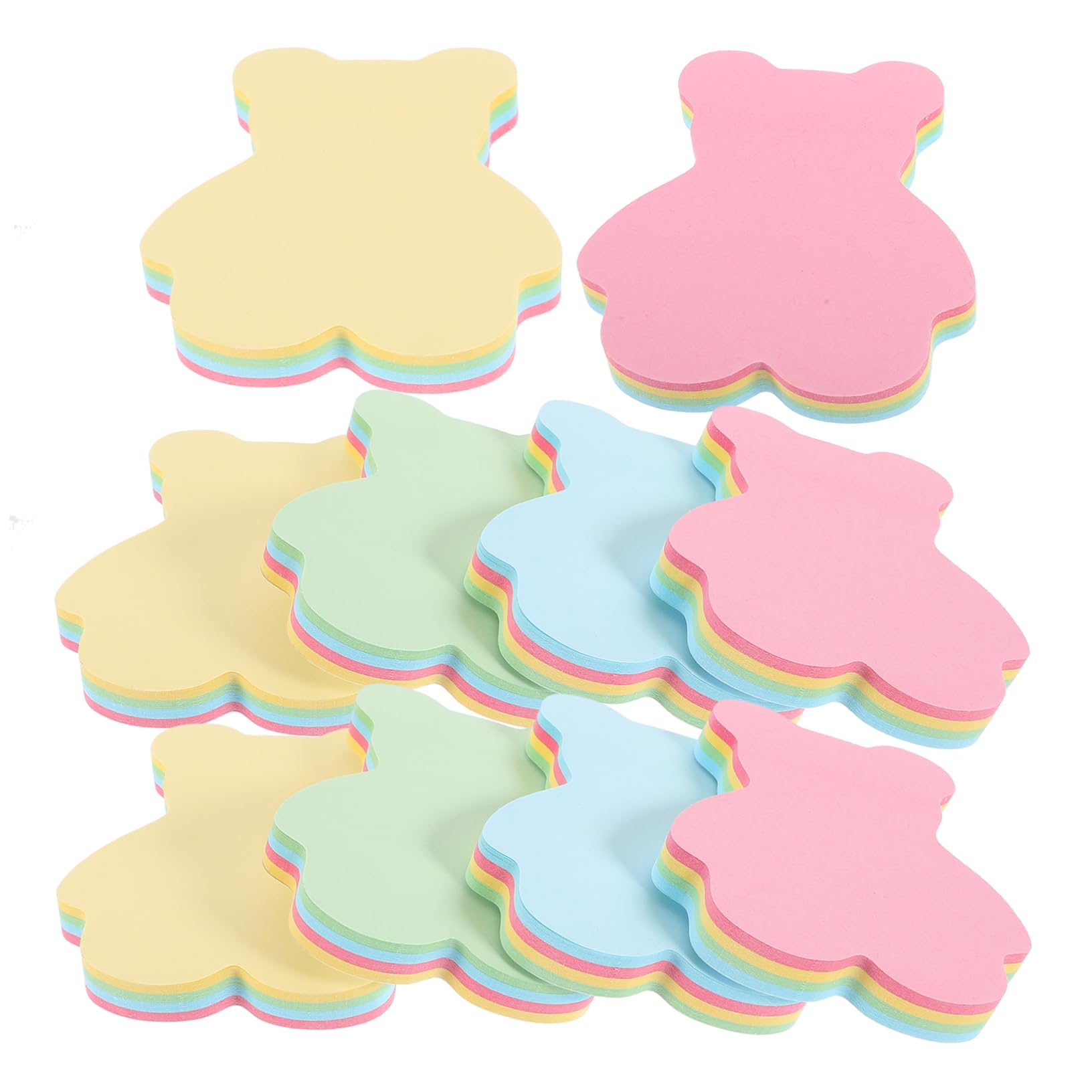 5 Stück Bunte Tier Memo Sticker Selbstklebende Notizzettel für Büro Schule und Zuhause Vielseitige Haftnotizen für Tägliche Verwendung Praktische Archivierung und Organisation