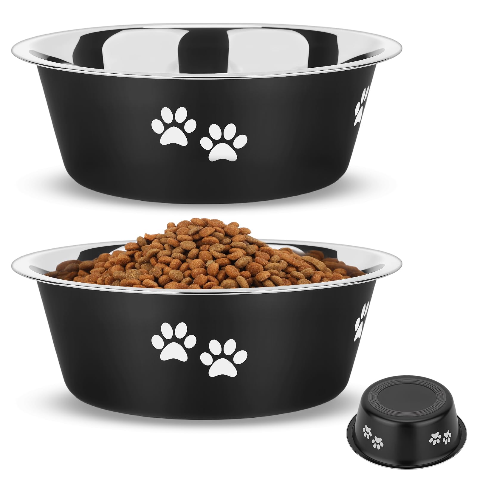 PETTOM 2 Stück Edelstahl Fressnapf Hund