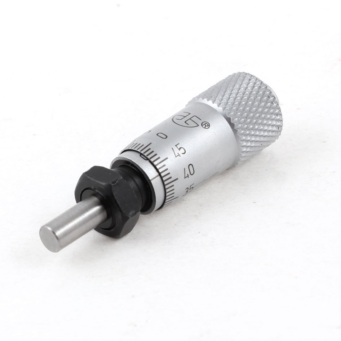 Aexit 36mm Long Measuring tools Measure Tool 0-6.5mm x 0.01mm Thread Flat Micrometer Head Model:45as279qo773