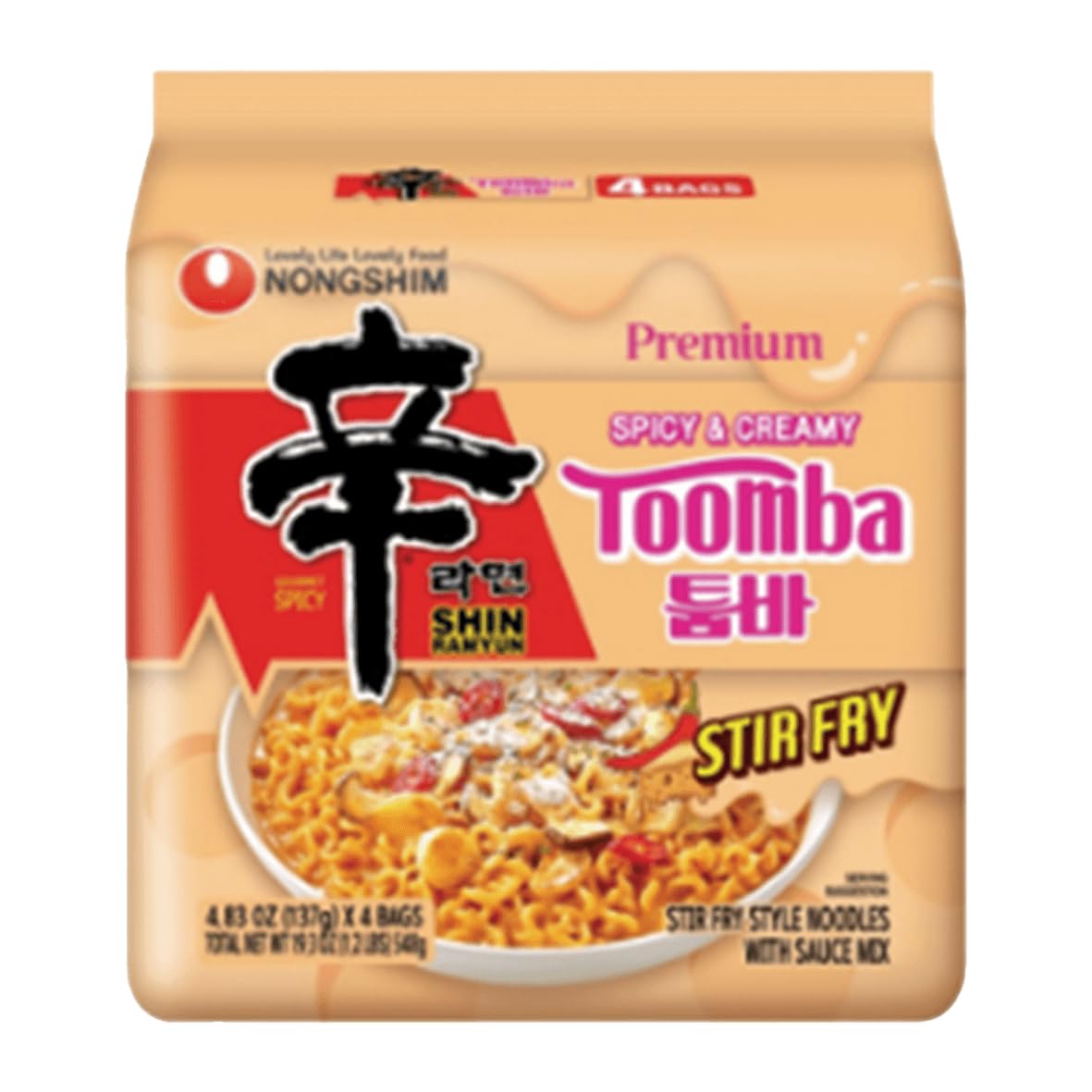 barliquors × TIMS CAP SUSHI vs RAMEN Amazon.com: Shin Ramyun Toomba Spicy Creamy Noodles 4.83 Oz