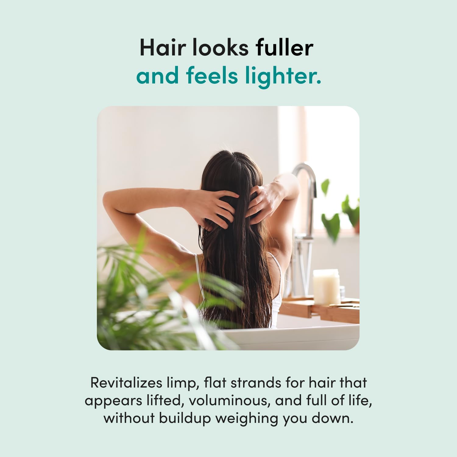 hers Full Volume Conditioner with Argan Oil & Biotin, 6.4 Fl Oz, 2 Pack