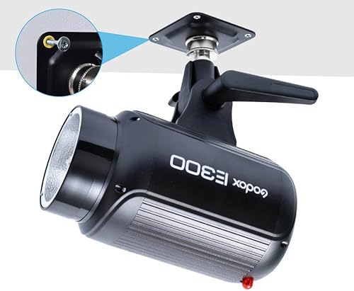 Miniatura 8 de Fotoconic Soporte de luz de pared para montaje en techo de 58 pulgadas con rosca de 14 pulgadas, tornillo 4X y tubo de anclaje de expansión 4X para