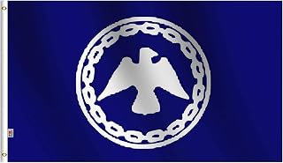 Mohawk Peace Flag 30x60inch Large, Both Sides Heavy Smooth Glossy Silk for Moderate-Outdoor&Indoor 2.5Ftx5Ft Candian Mohawks of The Bay of Quinte Flags Tyendinaga Mohawk Territory
