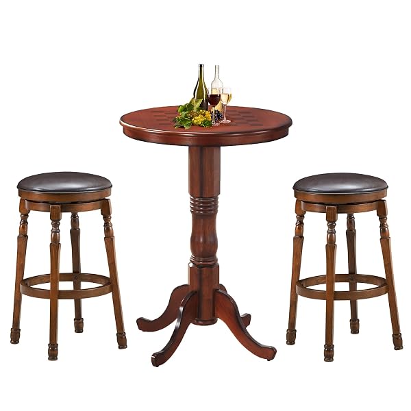 Vintage-Inspired Retro Kitchen Tables You'll Adore 89 Chessboard Print Bistro Set