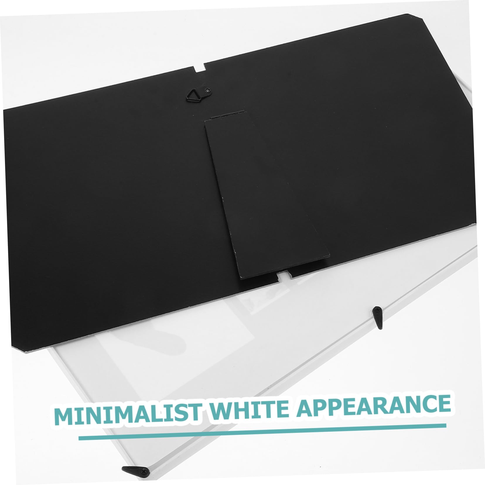 Portafoto Impronte Mani e Piedi Neonata 12 Mesi Bianco | Pp e Pvc, Esposizione da Tavolo, Regalo per Genitori di Neonati, Stile Semplice ed Elegante