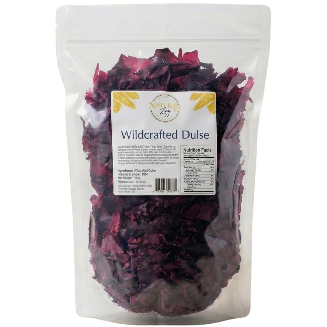 Dulse Natural Zing, Whole (Raw, Wildcrafted) 1 lb