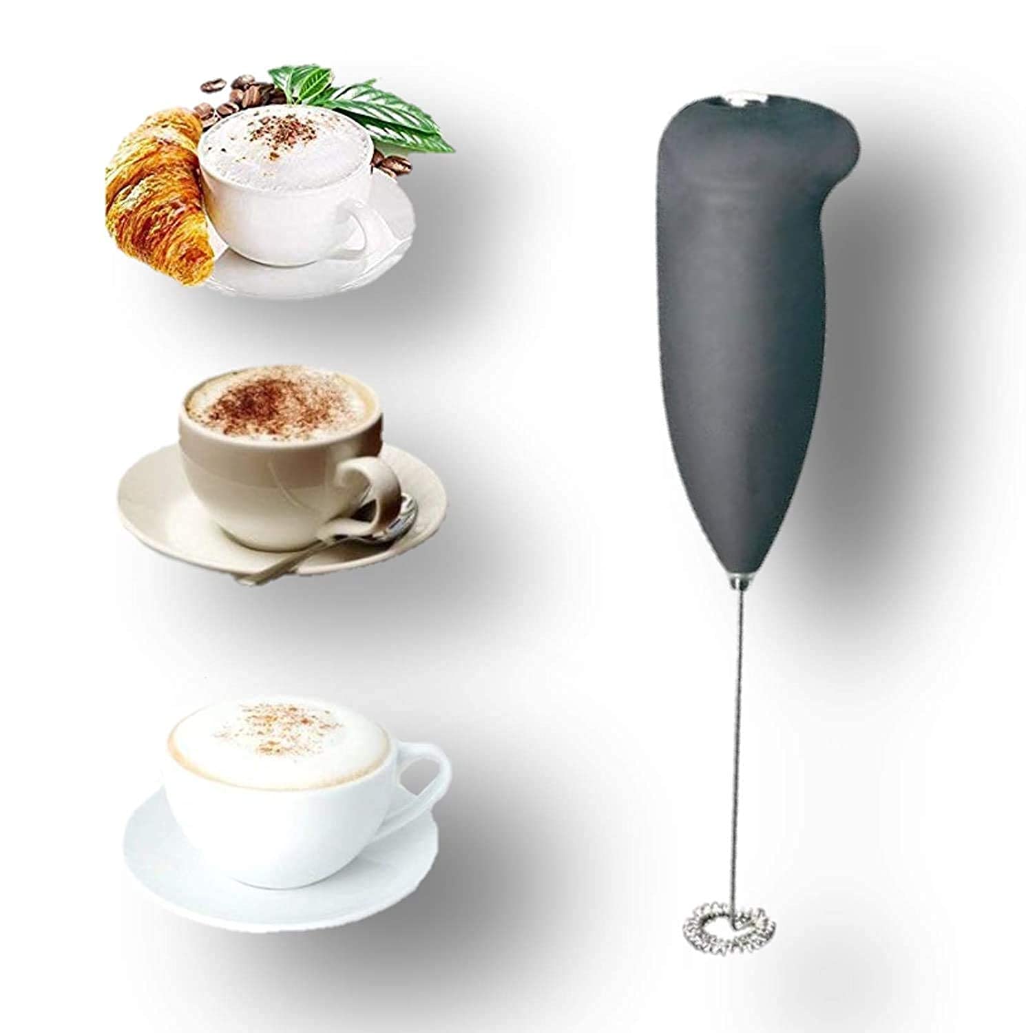 WOLTAX Foamer Frother for Milk, Coffee, Cappuccino, Lemonade, Stirrer-image-35