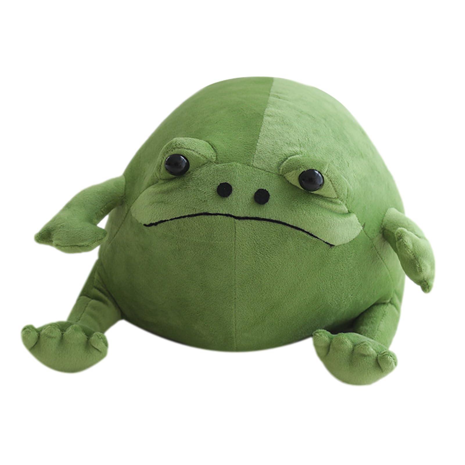 Peluche De Rana Triste De 40cm – Suave Y Regulable, Ideal Para Regalar En Navidad O Cumpleaños