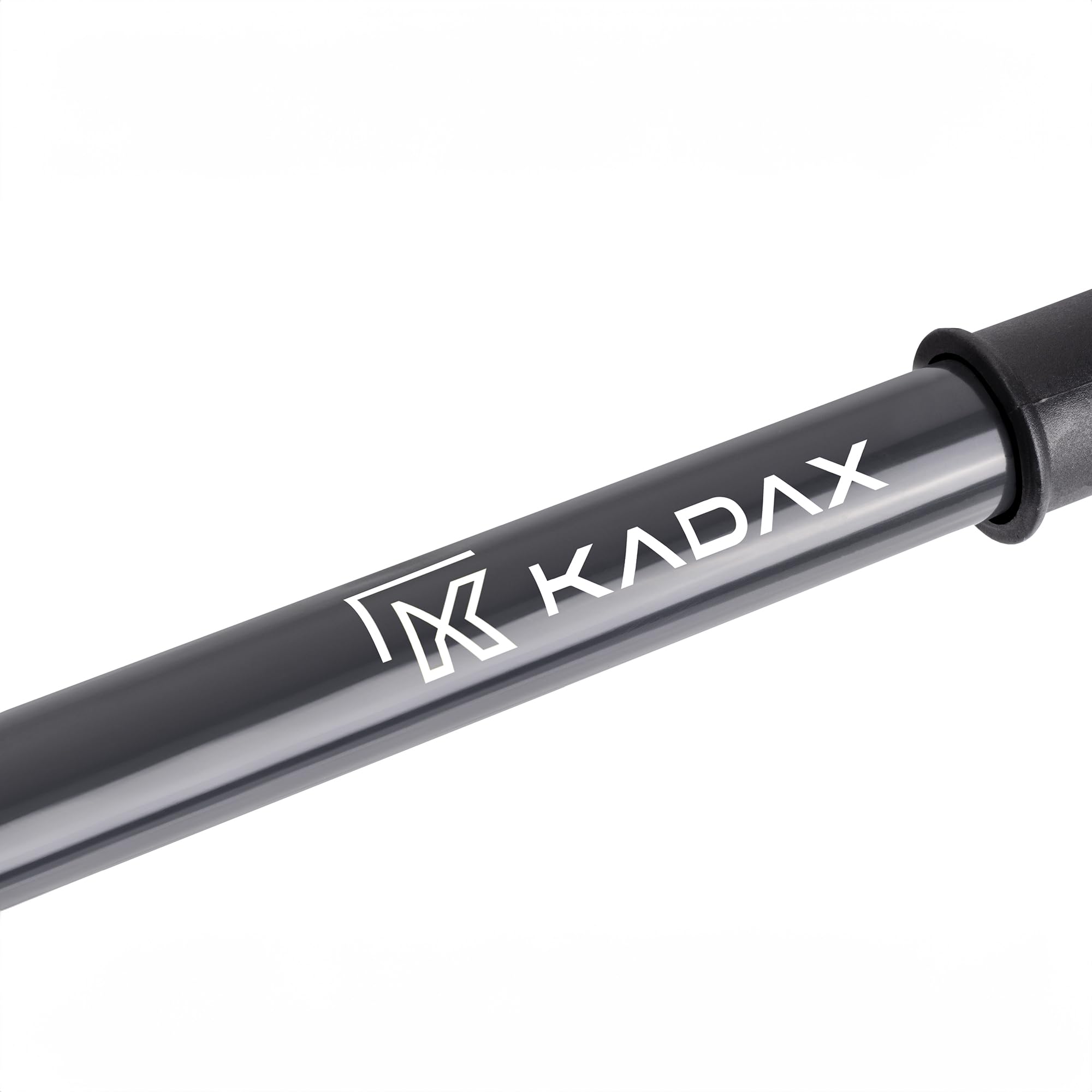KADAX Rastrillo de jardín de metal, herramienta de jardín con cabeza de metal, rastrillo de césped para jardín, rastrillo plano para césped, rastrillo para rastrillar hojas con mango (negro y gris, 16