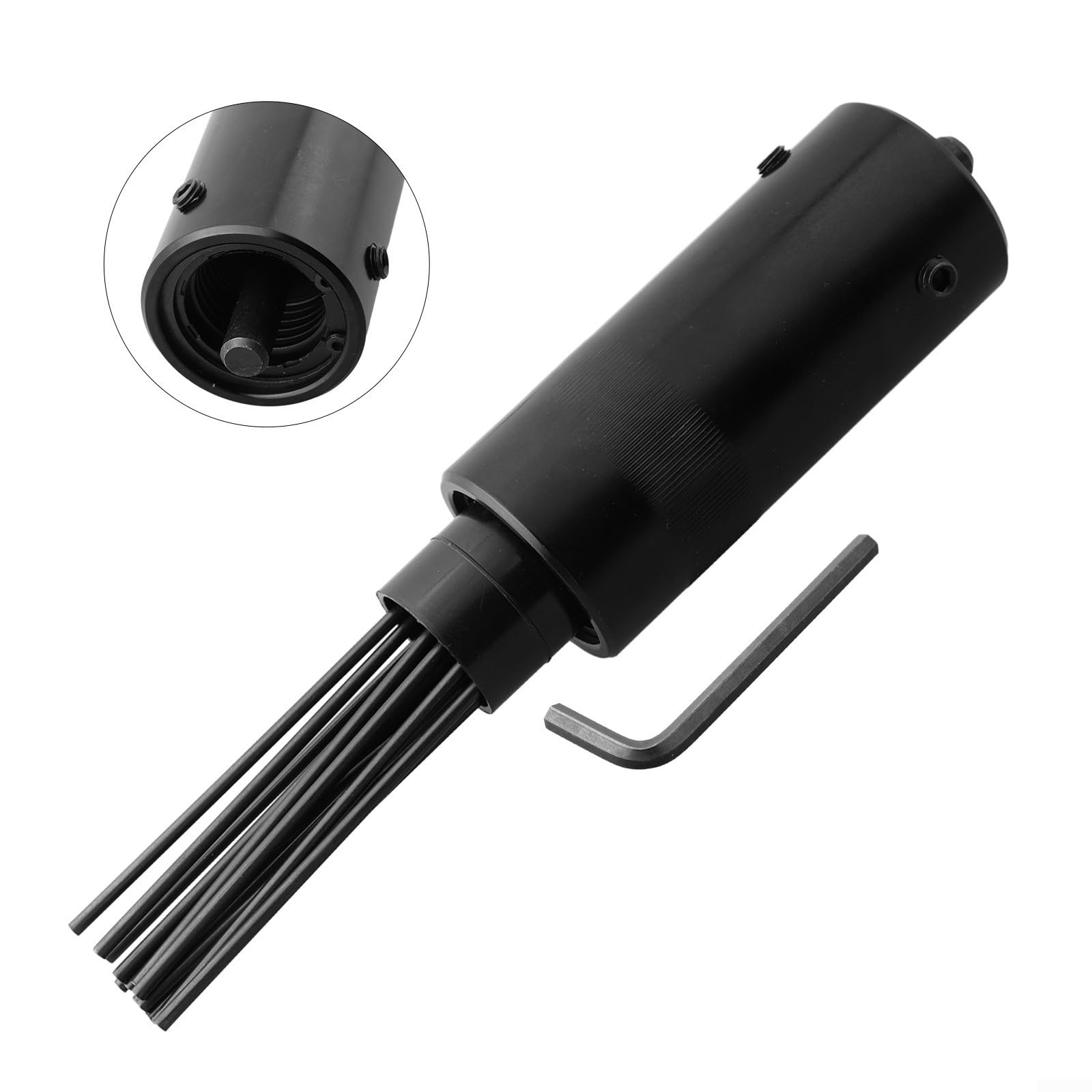Cabezal de repuesto de 90 psi, limpiador de escorias de aguja, cabezal de eliminación de óxido de alta eficiencia para desoxidadores neumáticos, diseño de haz de agujas para soldador (225 x