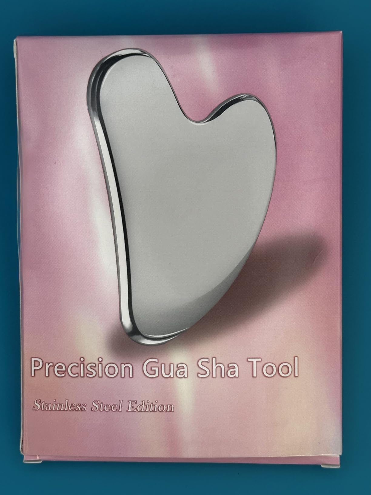 YDAJIURI ㅤ Stainless Steel Gua Sha Facial Tool – Metal Guasha for Face & Body, Jawline Sculpting, Double Chin Reducer, Puffiness Relief, Lymphatic Drainage Massager, Skincare Tool with Travel Pouch