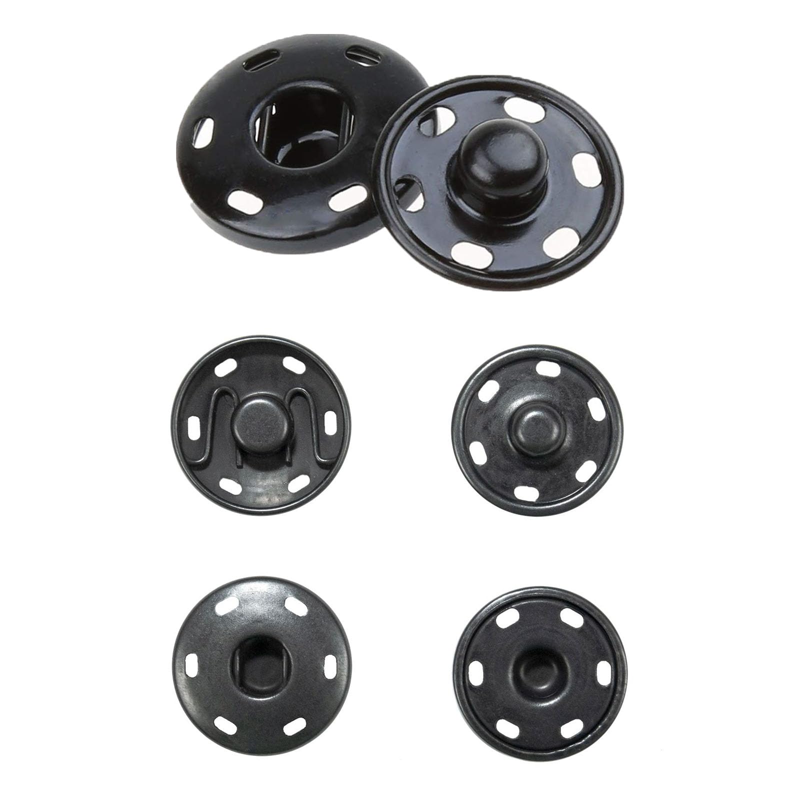 Drukknoop Metaal Nikkel 6 Stuks 14 mm kopen? Hoofs Stoffen - Stof, fournituren & meer