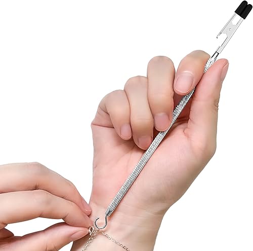 Miniatura 8 de ChangWanna Gancho para herramientas de pulsera, bonito ayudante de pulsera para ponerte a ti mismo, ayuda de ayuda fácil de usar joyas, pulsera de