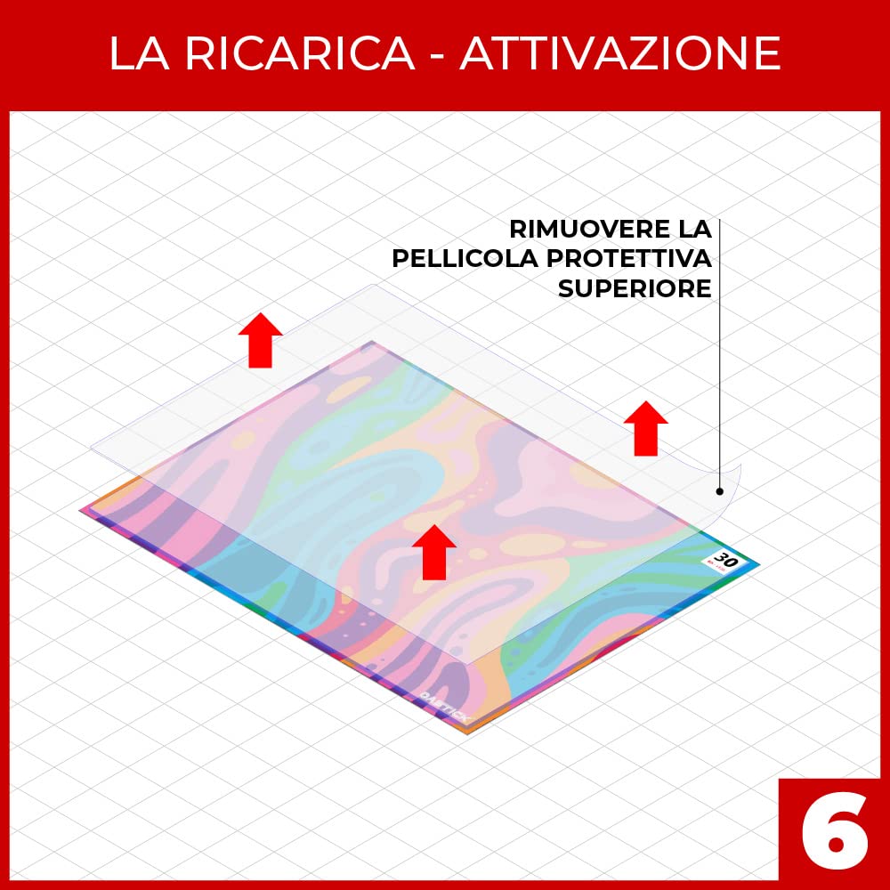 Tappeto Decontaminante Multistrato 62 x 47cm RED LEAVES