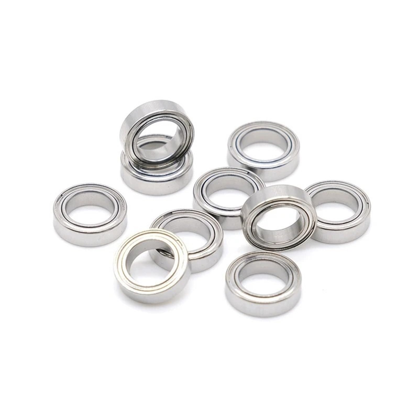 Rodamientos de bolas de ranura profunda R168Z R168-2ZZ (6,35 x 9,525 x 3,175 mm, 1/4 x 3/8 x 1/8 pulgadas, 5 unidades)