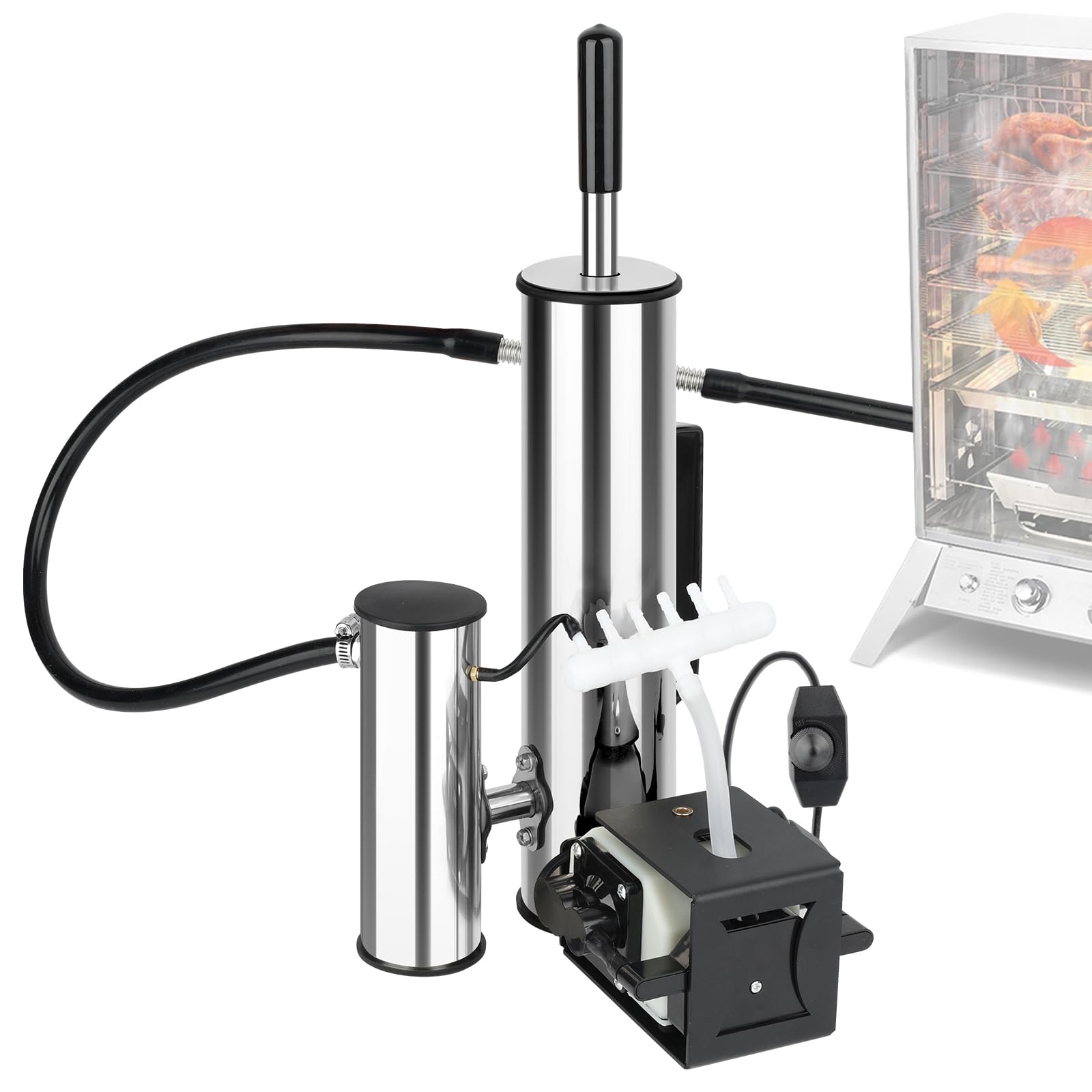 Premium BBQ V2A-roestvrij Stalen Koude Rookgenerator Voor Het Koud Roken En Smoken Zilver