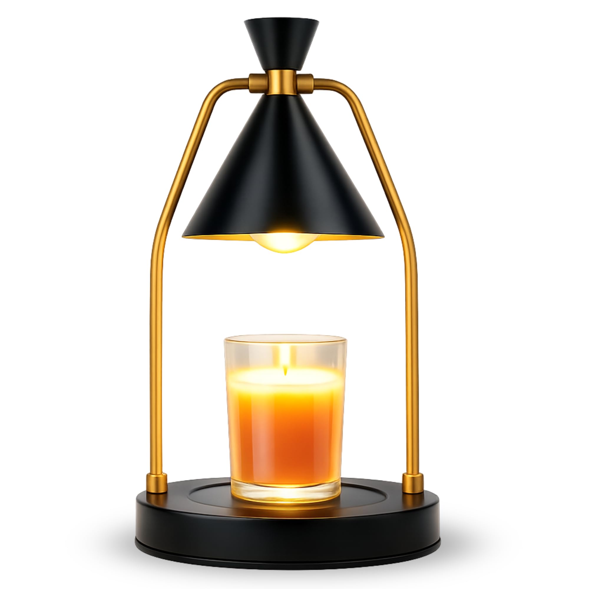 MIGHTY T Candle Warmer Lamp with Timer Dimmer Includes 4 Bulbs Flameless Candle Warmer for Jar Candles Adjustable