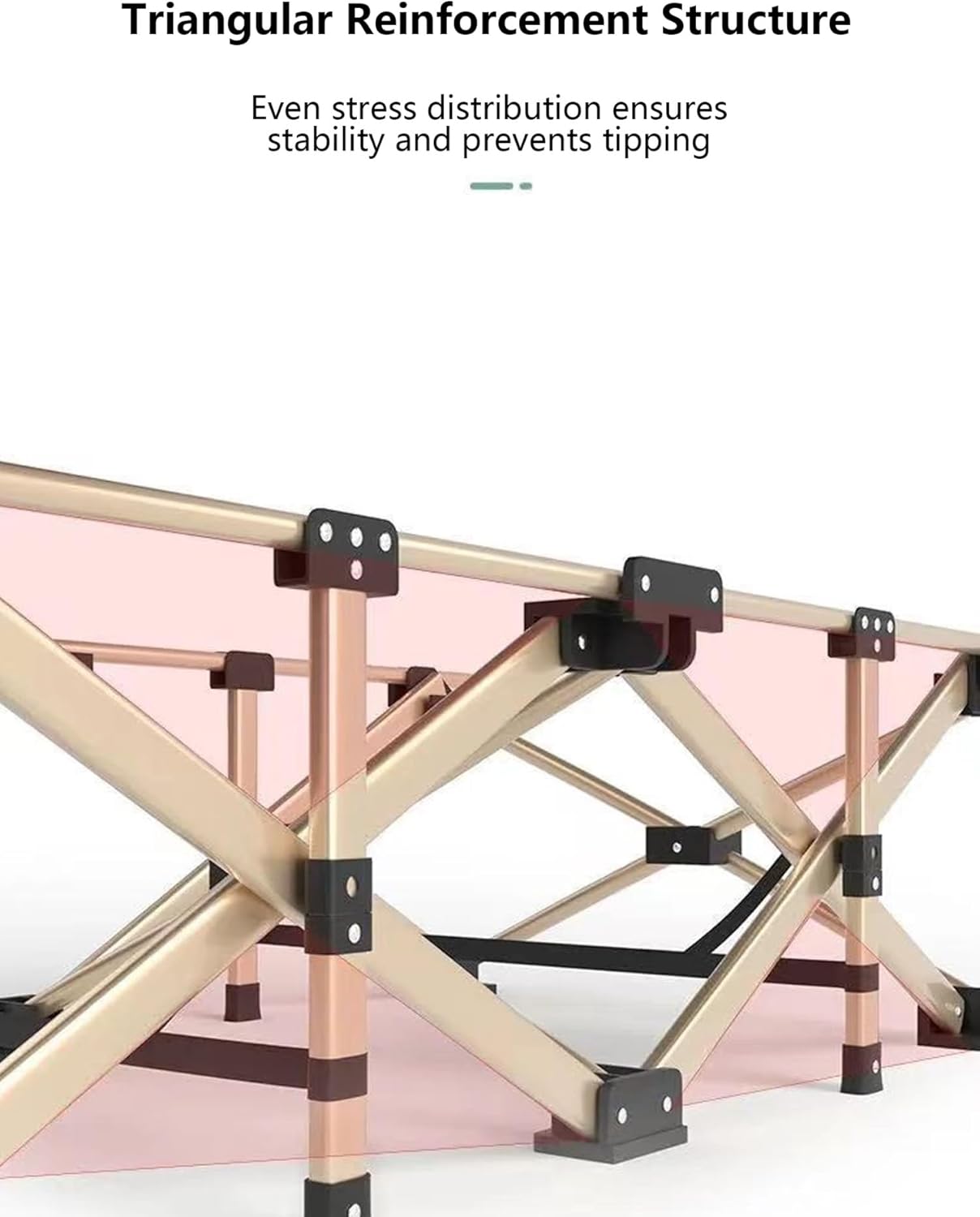 Oversize Camping Cot Folding Camping Cots Sleeping 330 LBS for Adults Portable Sleeping Cot Bed Travel Camping Office Home Nap(黒)