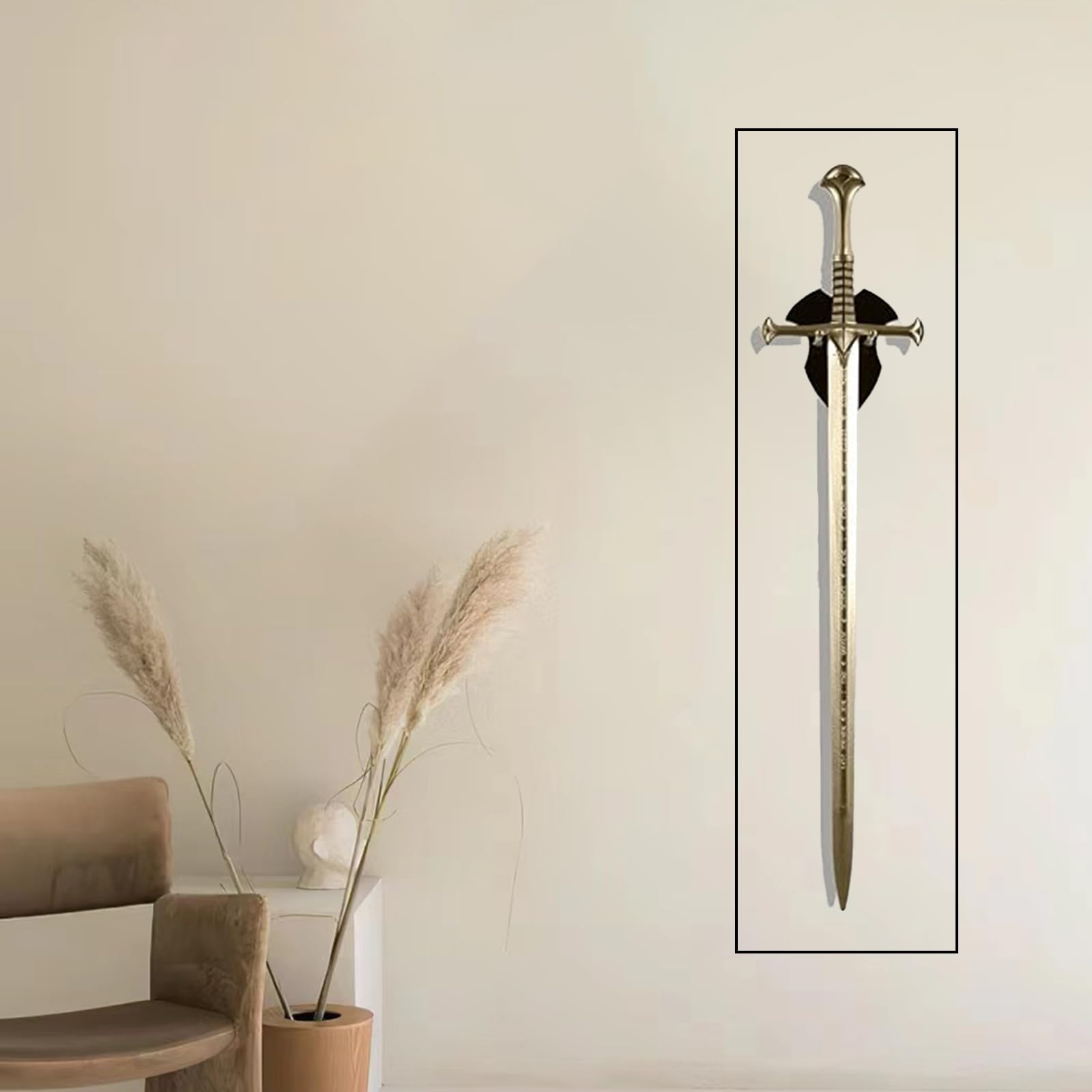 107cm Schwertlänge G8DS Jon Longclaw Schwert Haus Stark - Game Of Thrones Replik Mit Wandhalterung Wanddekoration Schwert