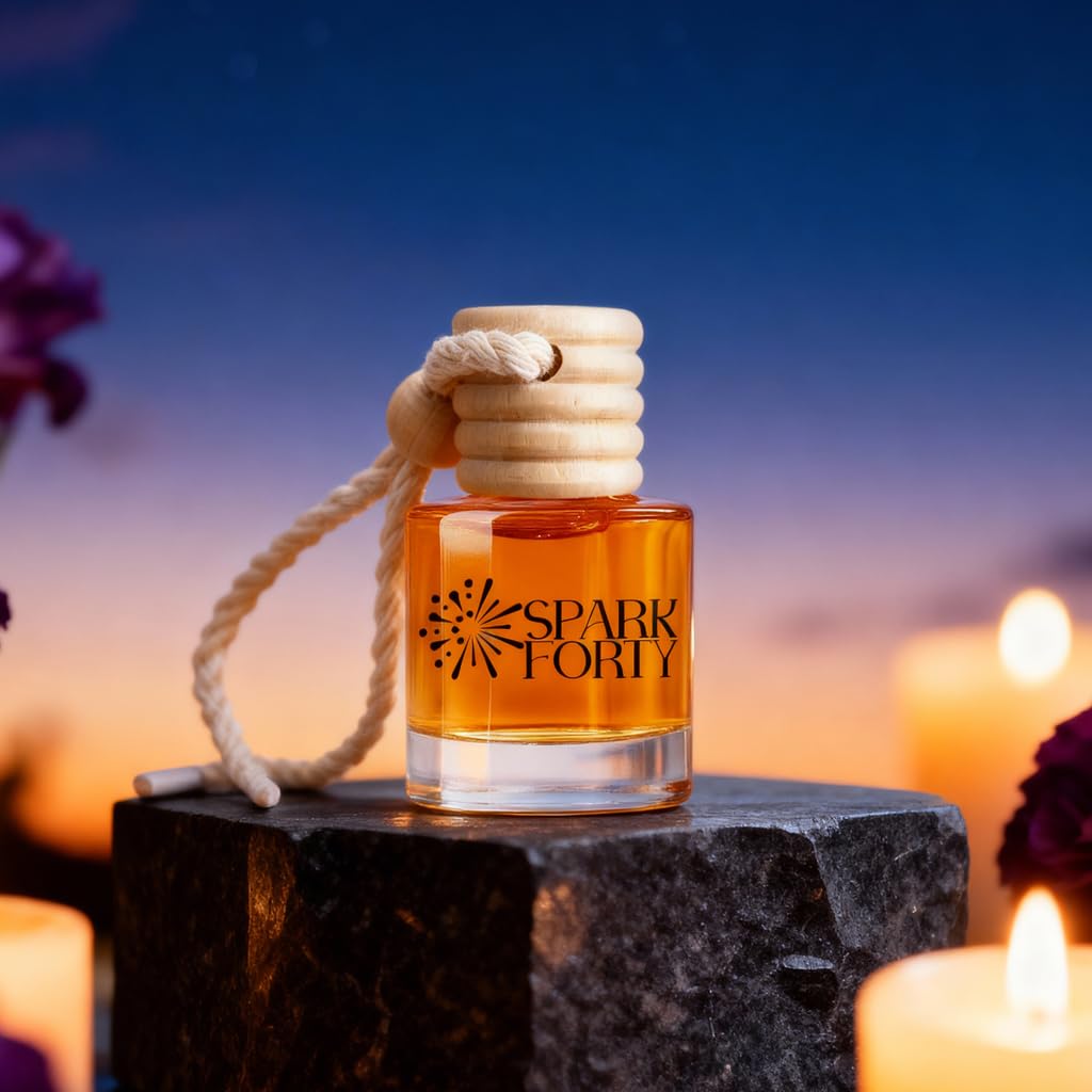 Night Car Perfume Car Air Freshener 30-Day Luxury Hanging Diffuser Cologne Gift Set for Men Women Long-Lasting Essential — view 4