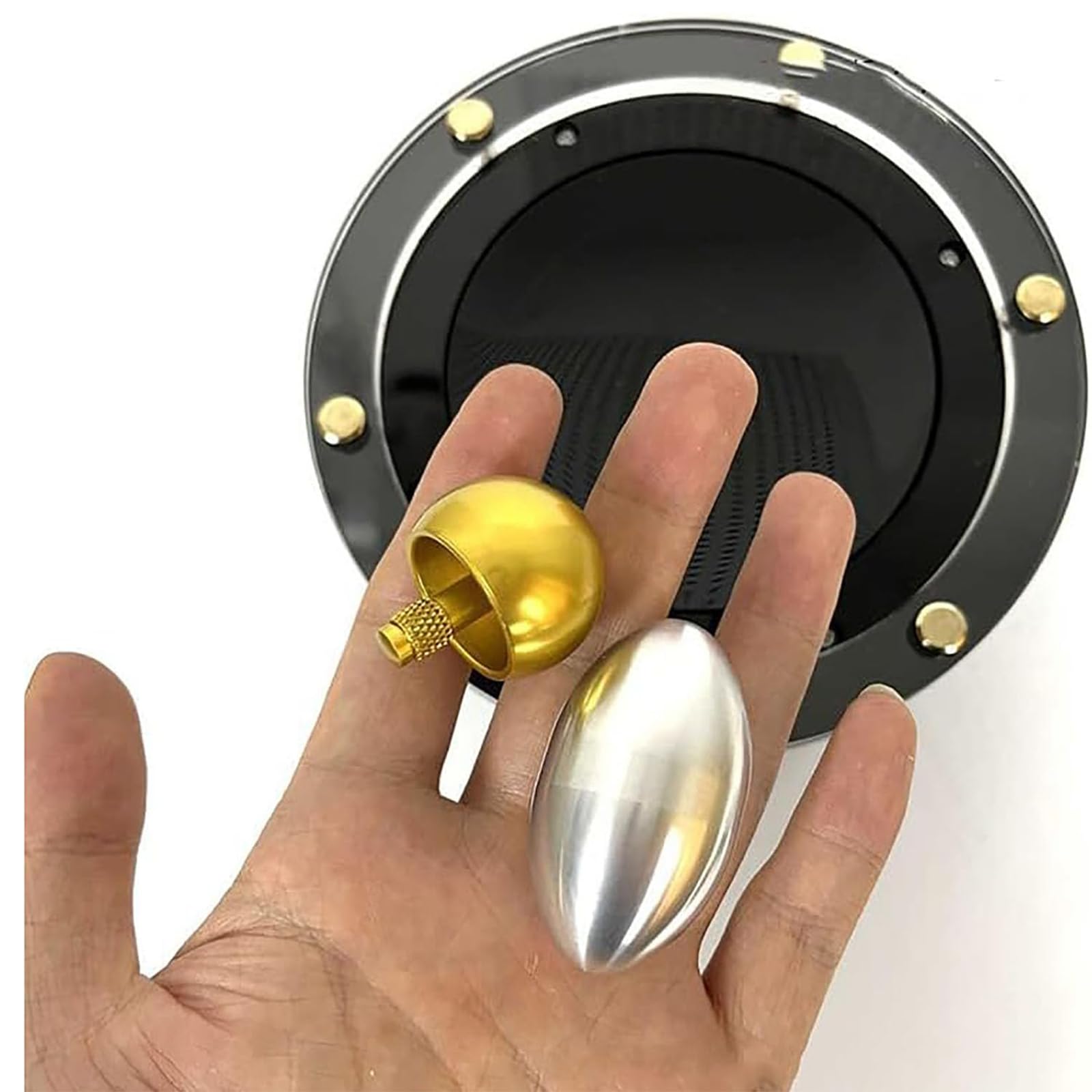 Generico Dimostratore di Campo Magnetico Rotante per Correnti Parassite | Controllo Interattivo Della Rotazione, Struttura In Metallo Acrilico, Applicazioni Didattiche E Espositive Per La Fisica