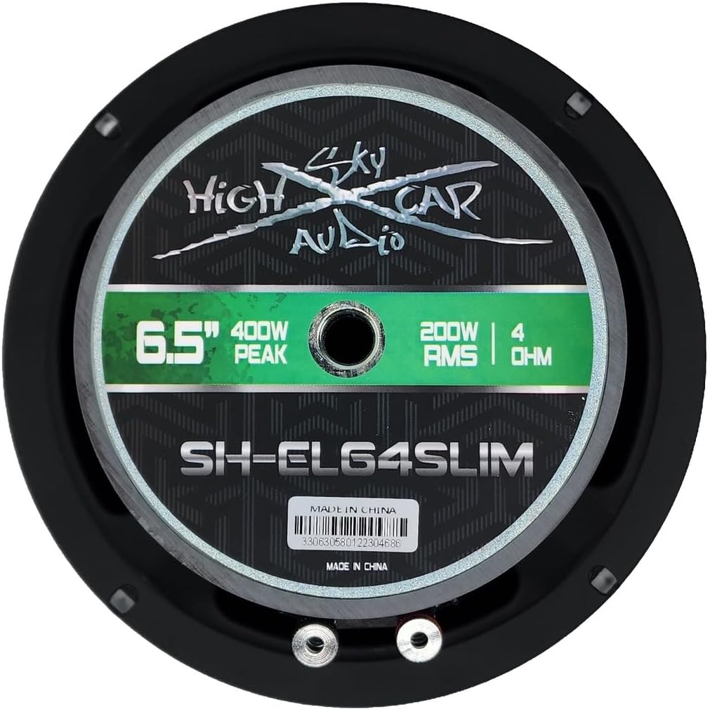 SHCA Pro Audio EL64 Slim 6.5" Slim Midrange Loudspeaker 4 ohm (Single Speaker)