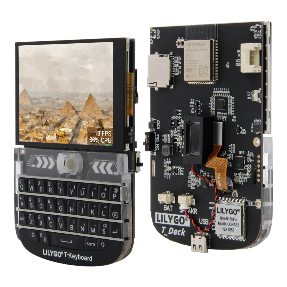 LILYGO T-Deck ESP32-S3 LoRa BLE WiFi TTGO Modulo LoRaWAN Scheda di sviluppo a lungo raggio con schermo LCD da 2,8" (433 MHz)