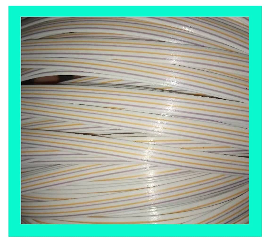 OUdini Plastic Rattan Plastic Pe Wicker Repair Material Synthetic Rattan Weaving Material for Woven Repair/a/8Mm*1.1Mm