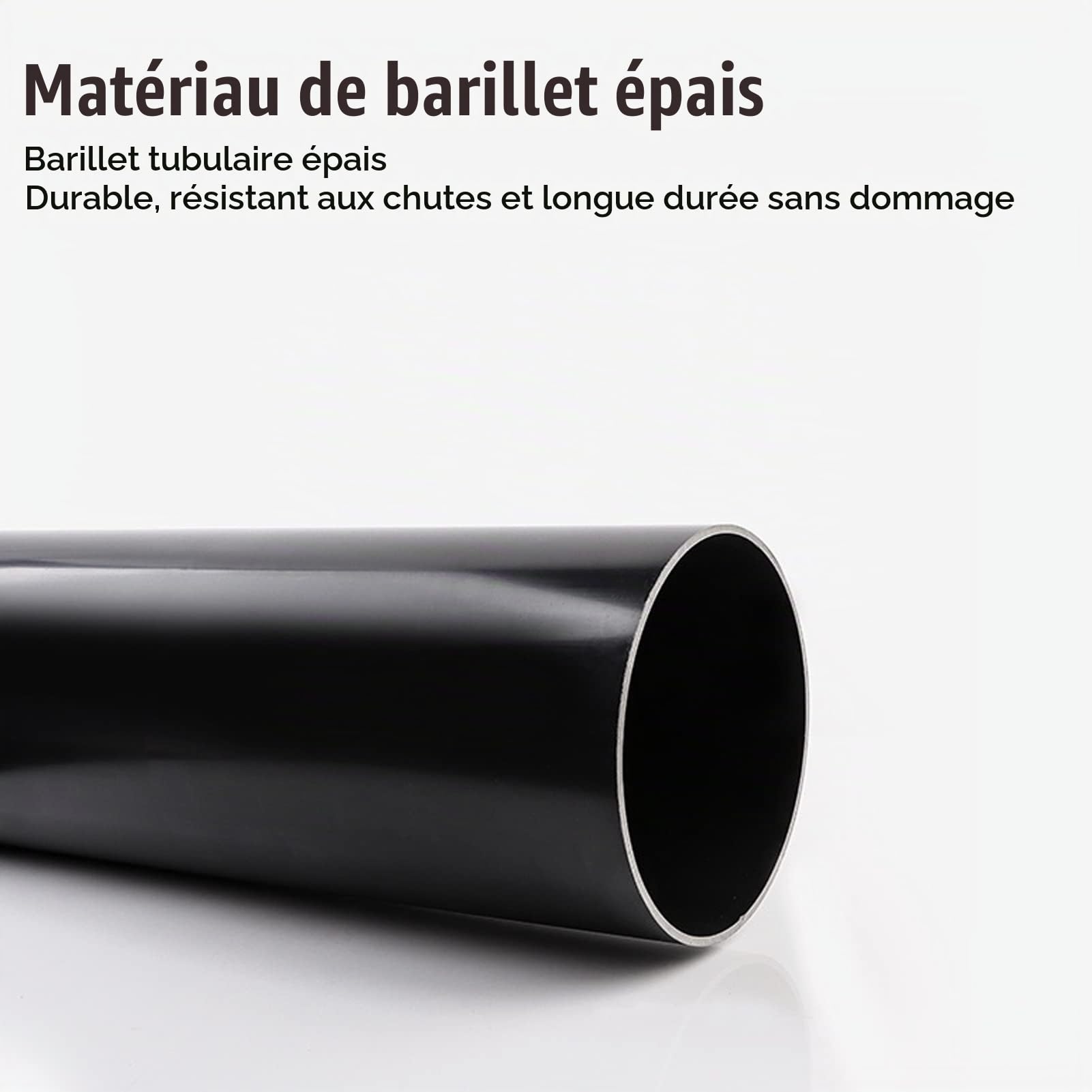 Wakects Poubelle de Collecte de Marc de café Commerciale, Boîte à café sur Pied, Grande Ouverture, Conteneur à café pour Cafés, Cuisines Domestiques 8,7x33,7 Pouces