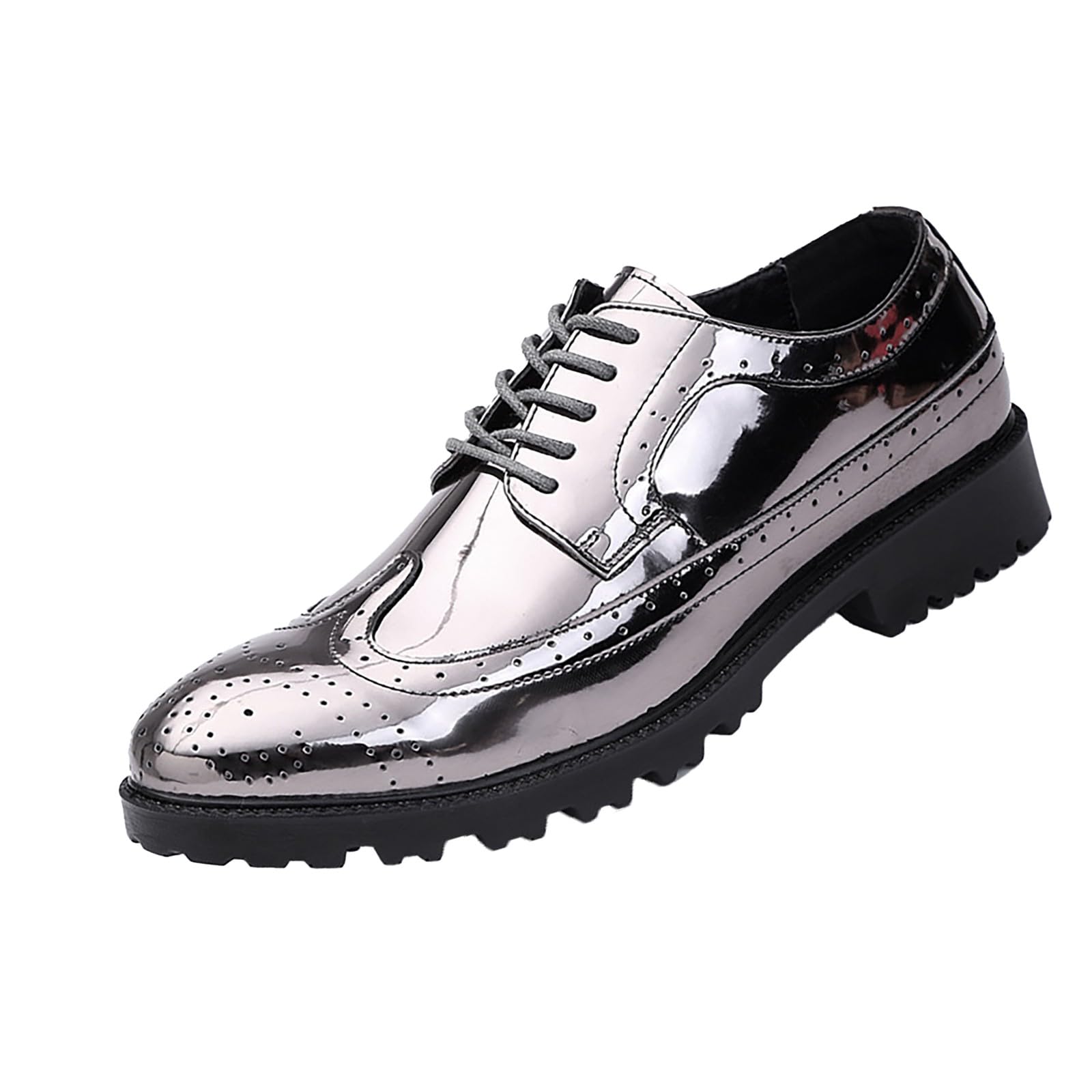Generisch Scarpe da uomo alla moda, traspiranti, comode, per uso commerciale e casual, compatibili con scarpe da moto da uomo 39