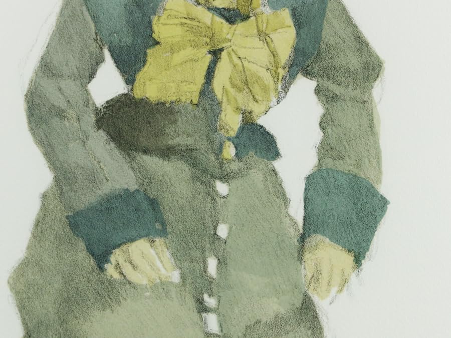 青いコスチュームの人形　リトグラフ　小磯良平 Amazon.co.jp: 小磯良平 青いコスチュームの人形 リトグラフ