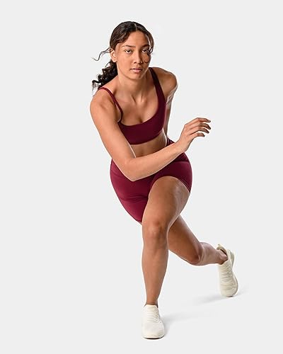 Miniatura 5 de Kamo Fitness Serenity - Pantalones cortos de cintura alta, entrepierna de 6 pulgadas, sin costura frontal, aptos para muslos, con costuras en V para