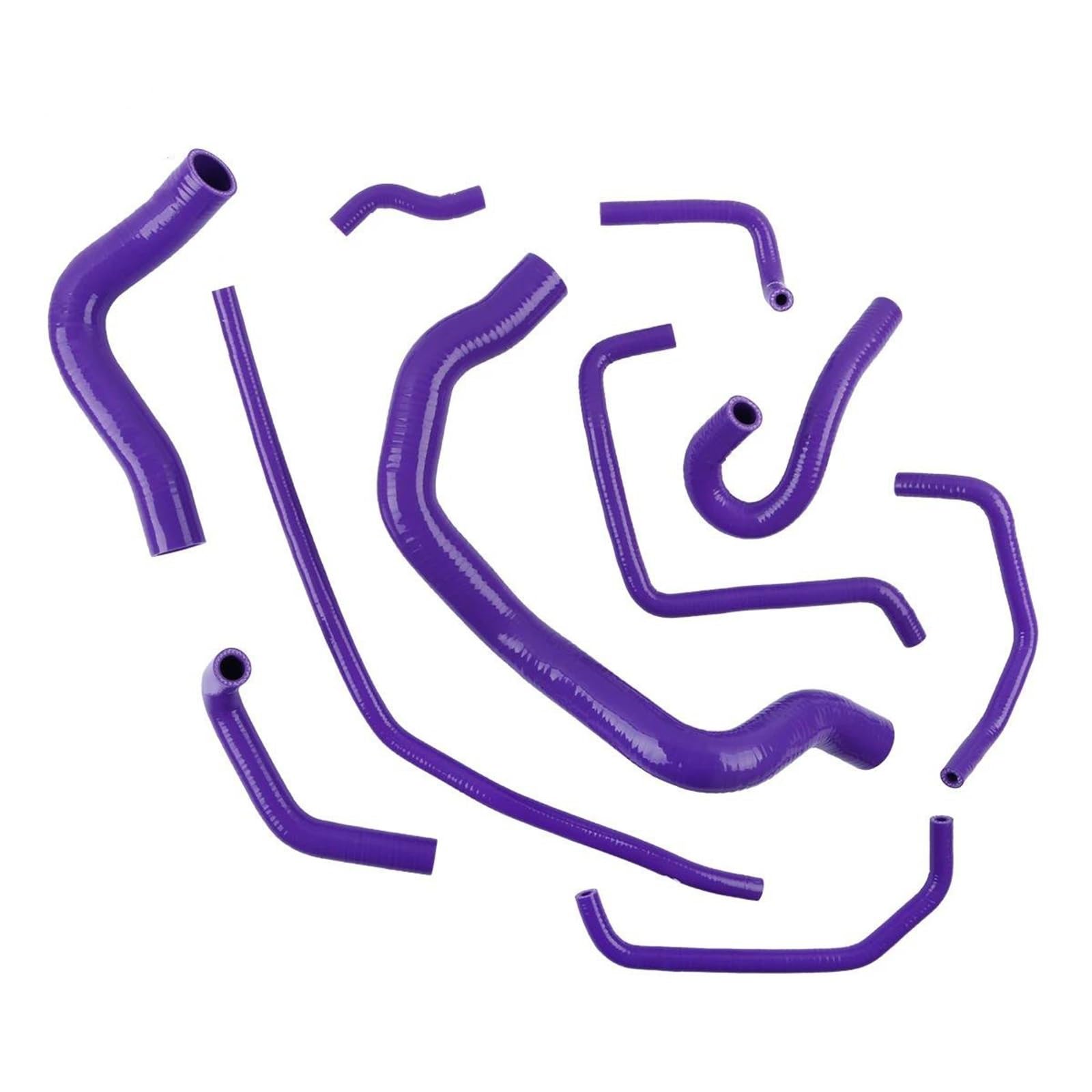 Reokip Purple For Mazda Mx5 For Miata Nb Mk2 1.6 B6-Ze Engine 1998-2005 Car Silicone Radiator Coolant Breather Hose Kit(Purple)
