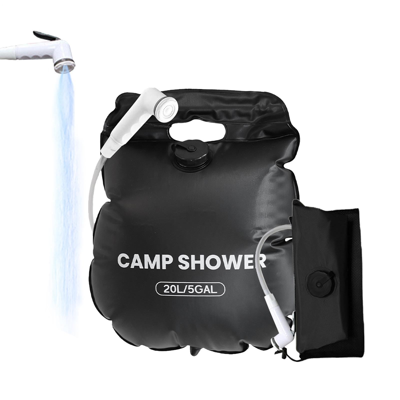 Sacca Per Doccia Portatile Da Campeggio, Kit Per Il Bagno All'Aperto Da 20L, Sacca Doccia Riscaldata Dal Sole, Bagno All'Aperto Spiaggia Viaggi Gite Stradali Campeggio Sport Camper Dormitorio