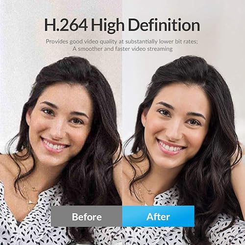 Miniatura 3 de Angetube Cámara web HD 1080P con anillo ajustable integrado y micrófono. Cámara web AF de enfoque automático avanzado para Google Meet Gamer