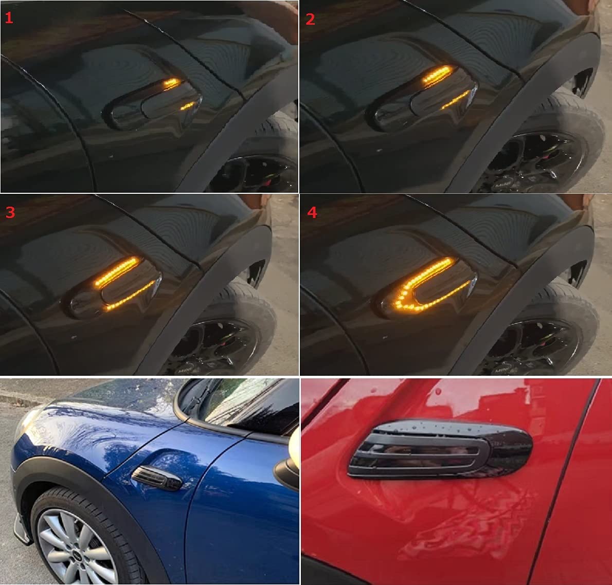 MINI 流れるサイドウィンカー【ブラックジャック】 (サイドフラッシャー） 93d72935b8808a27e0e60bf33aee5a