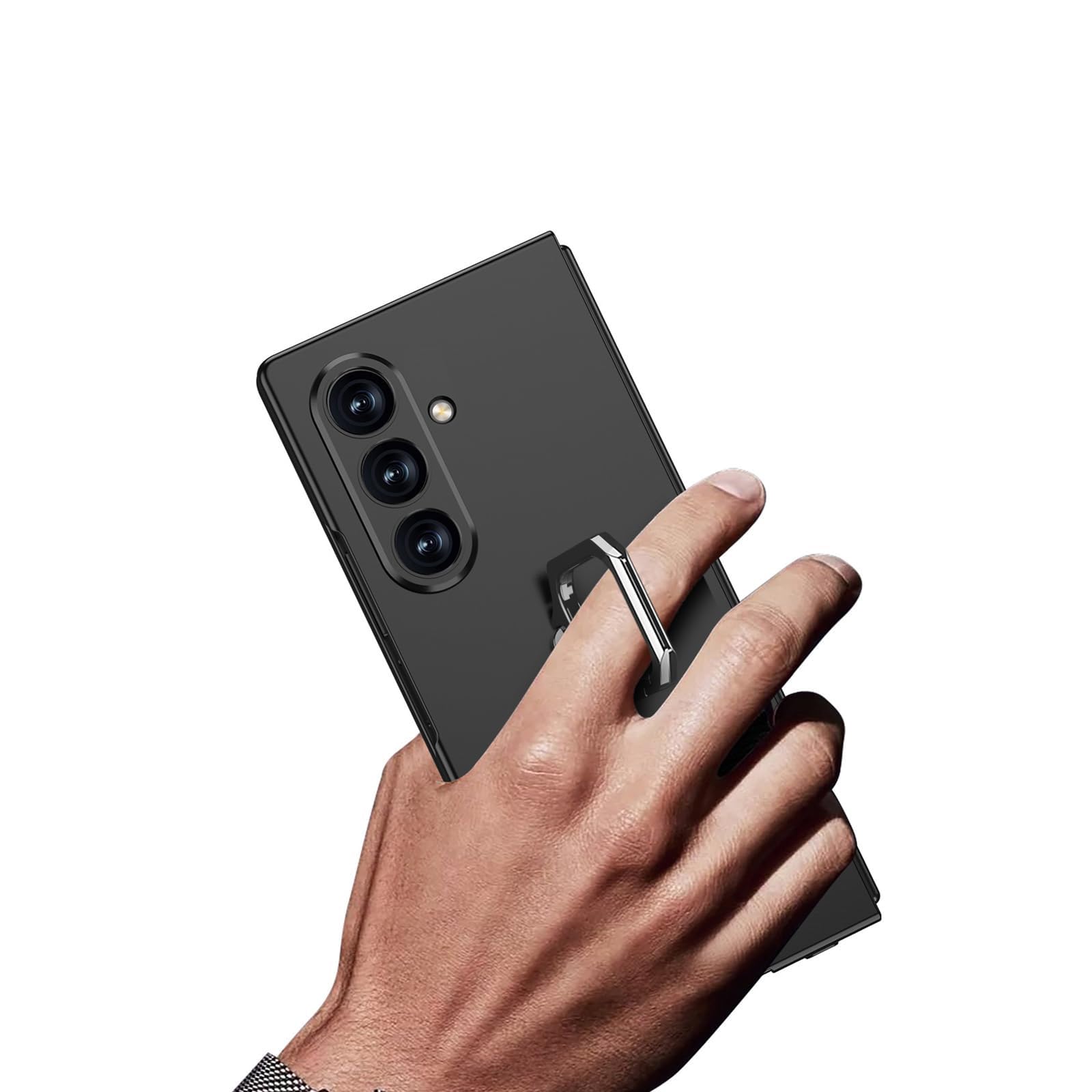 Custodia Per Samsung Galaxy Z Fold 8 Ultra, Antiurto Ultra Sottile Case | With Proteggi Schermo Staffa Guscio(Grigio)